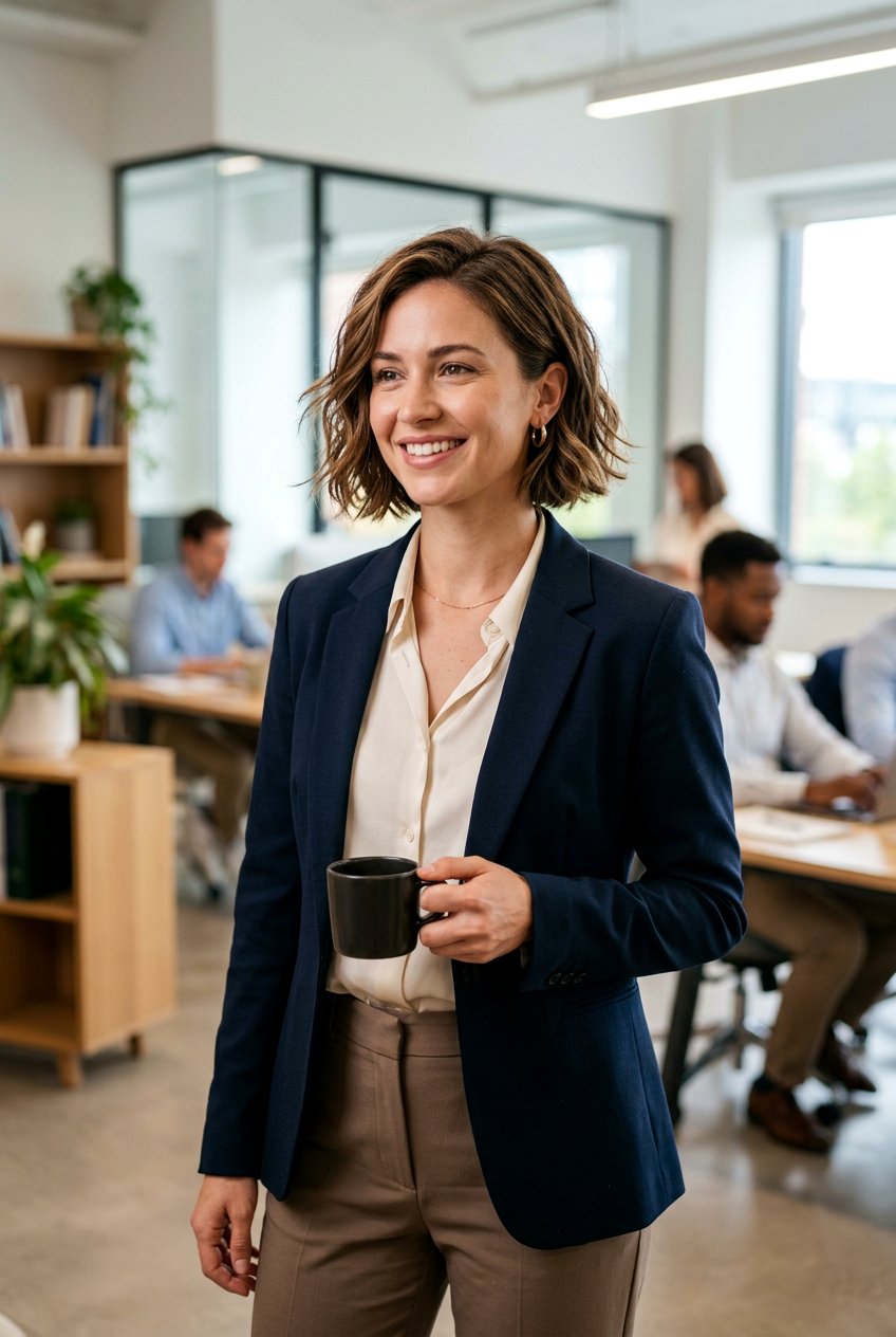 Textured Bob For Office - 20 elegant work bob haircut - 20 elegant work bob haircut