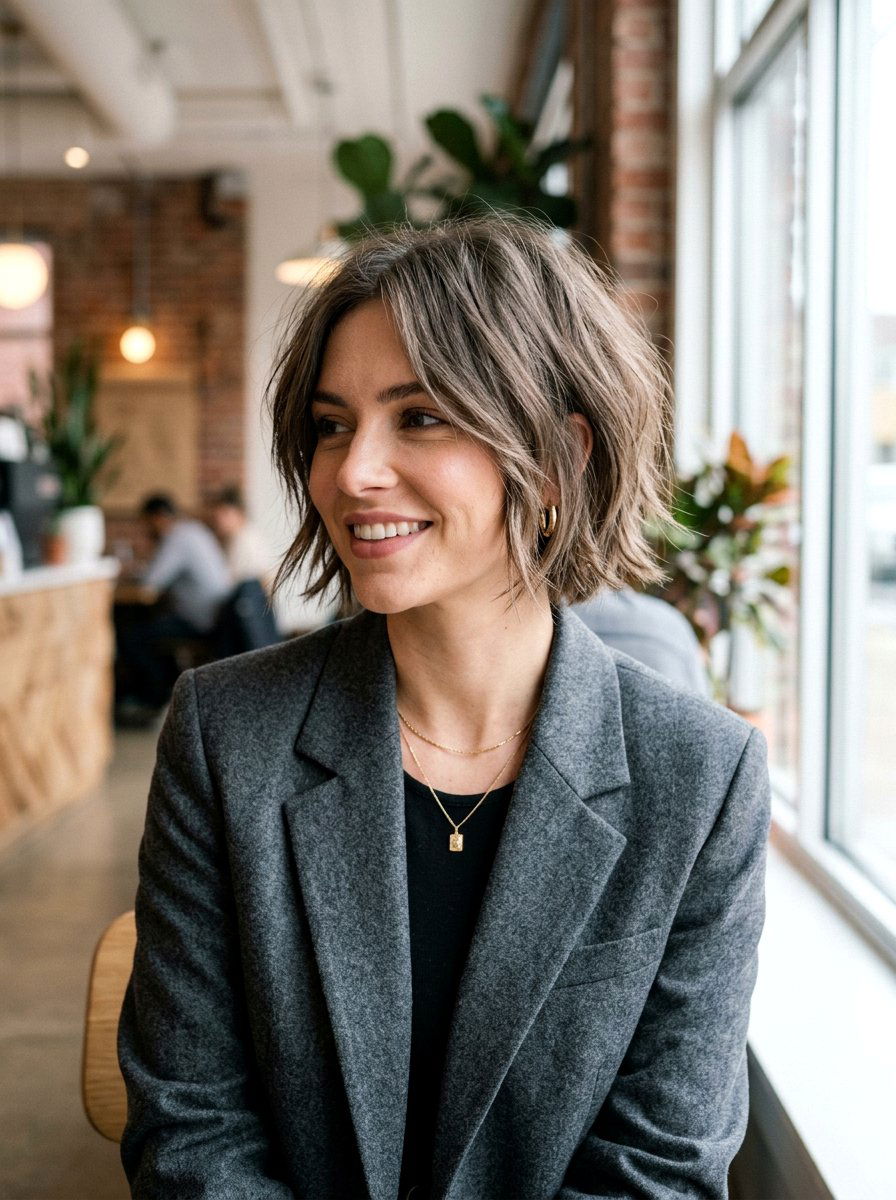 Textured Bob Haircut - 20 glamorous hairstyle ideas for women - 20 glamorous hairstyle ideas for women