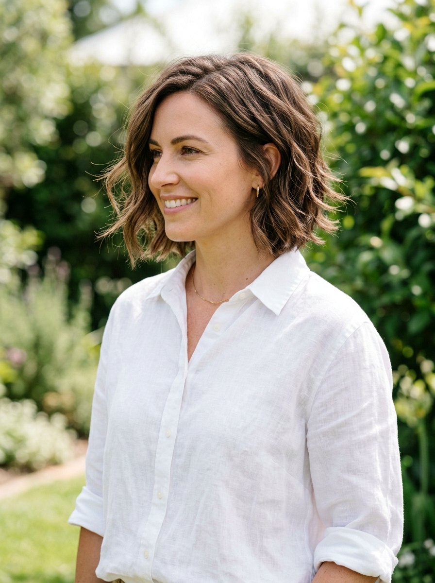 Textured Bob Haircut - 20 polished bob for older women - 20 polished bob for older women