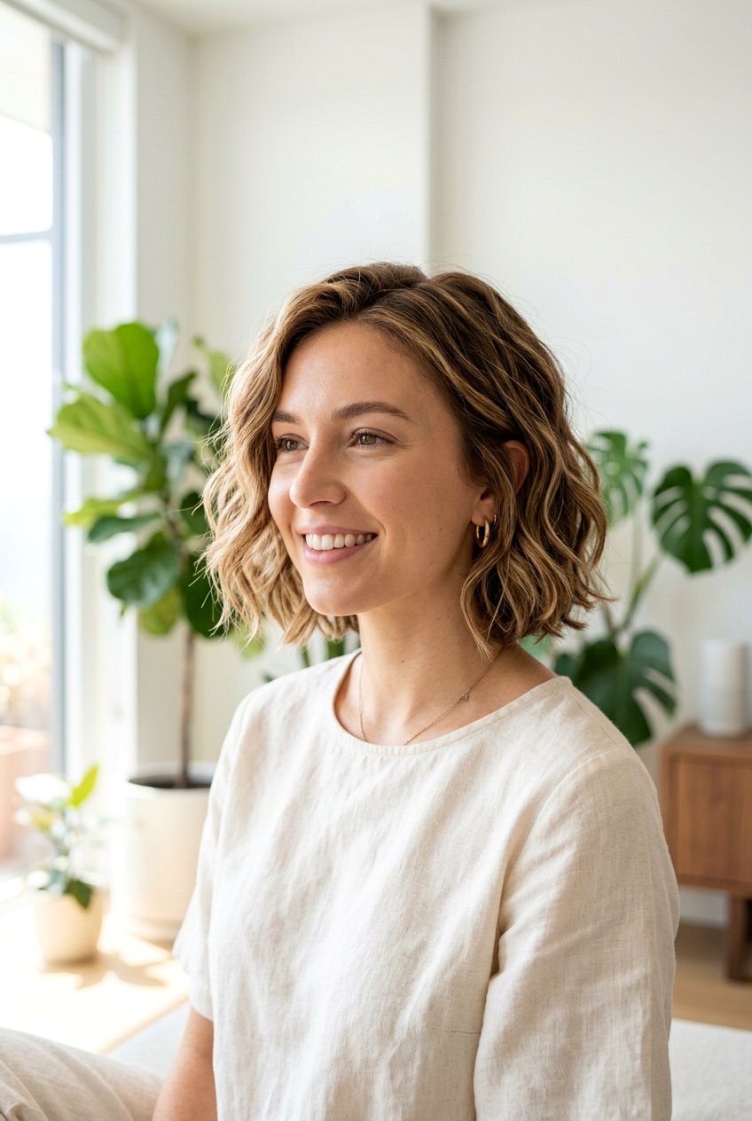 Textured Bob Haircut - 20 low maintenance haircuts for women - 20 low maintenance haircuts for women