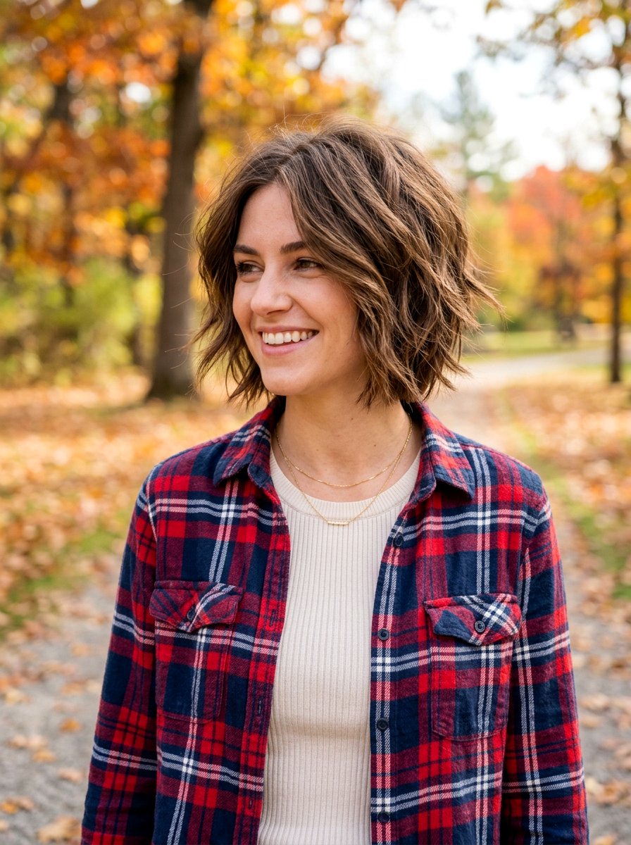 Textured Bob Haircut - 20 final haircut ideas for women - 20 final haircut ideas for women