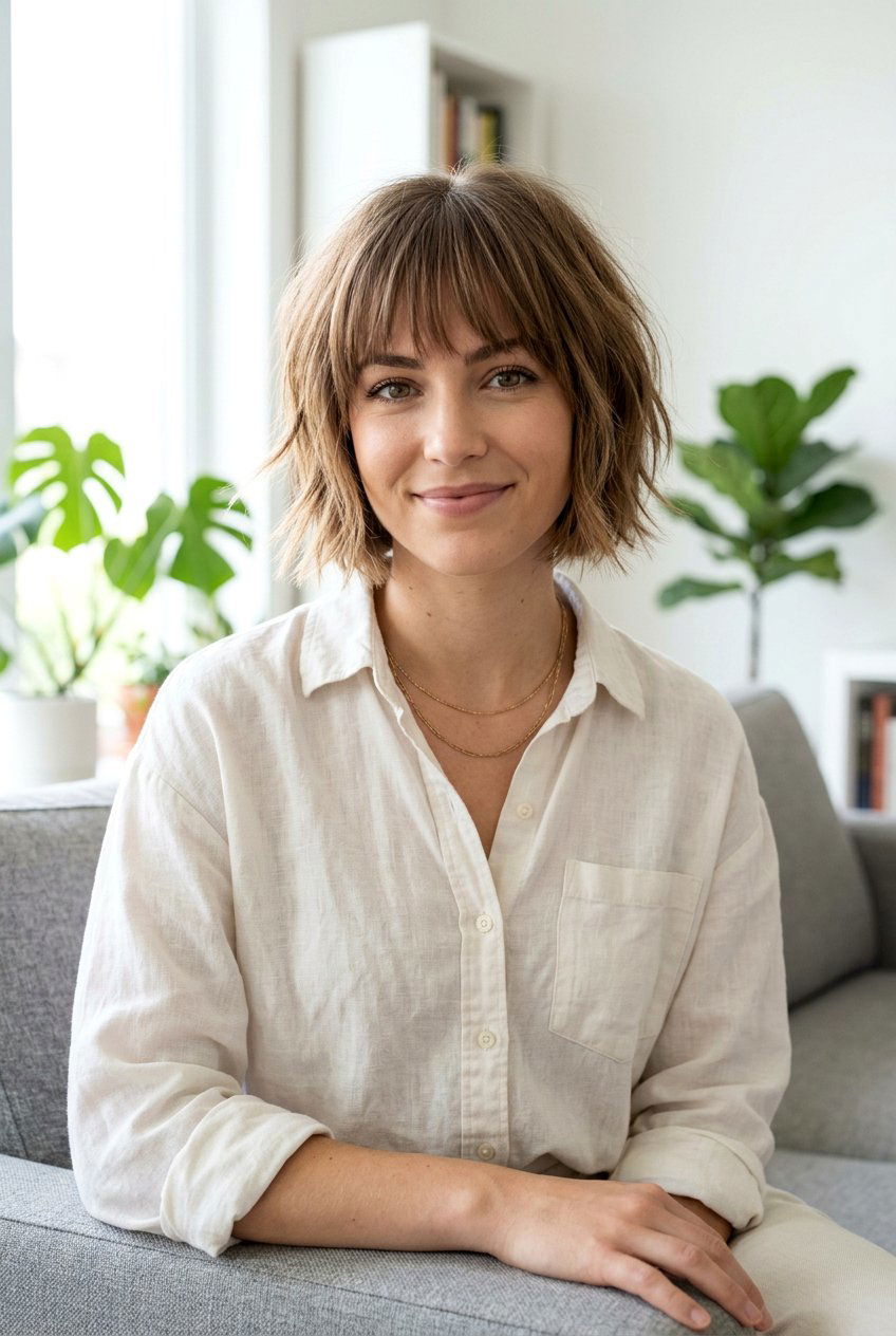 Textured Bob With Bangs Fine Hair - 20 fine hair bob with layers and bangs - 20 fine hair bob with layers and bangs