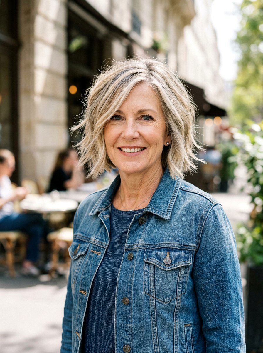 20 Flattering Jaw Length Bob for Fine Hair Over 60 Styles