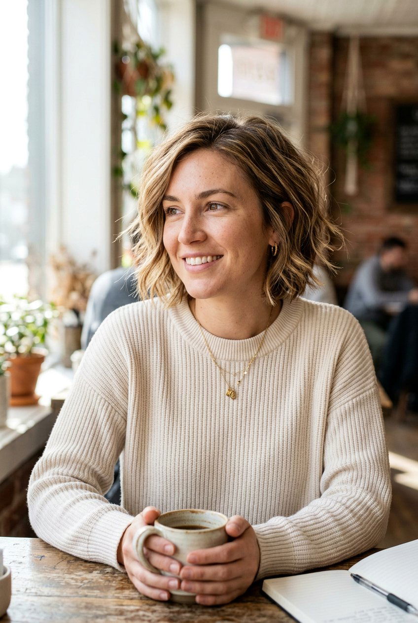 Textured Bob With Honey Highlights - 20 highlights for bob haircut - 20 highlights for bob haircut