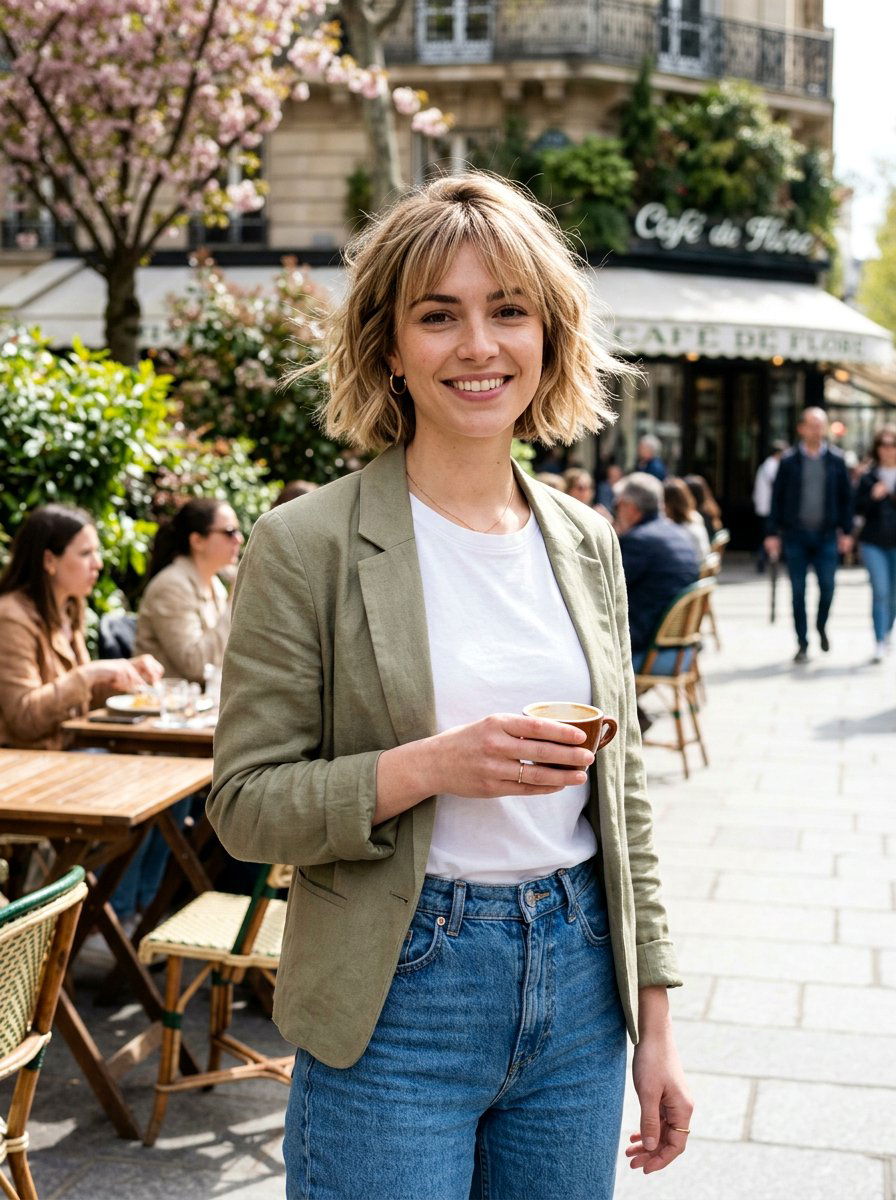 Textured Bob With Thinned Fringe - 20 haircut to fix heavy bangs - 20 haircut to fix heavy bangs