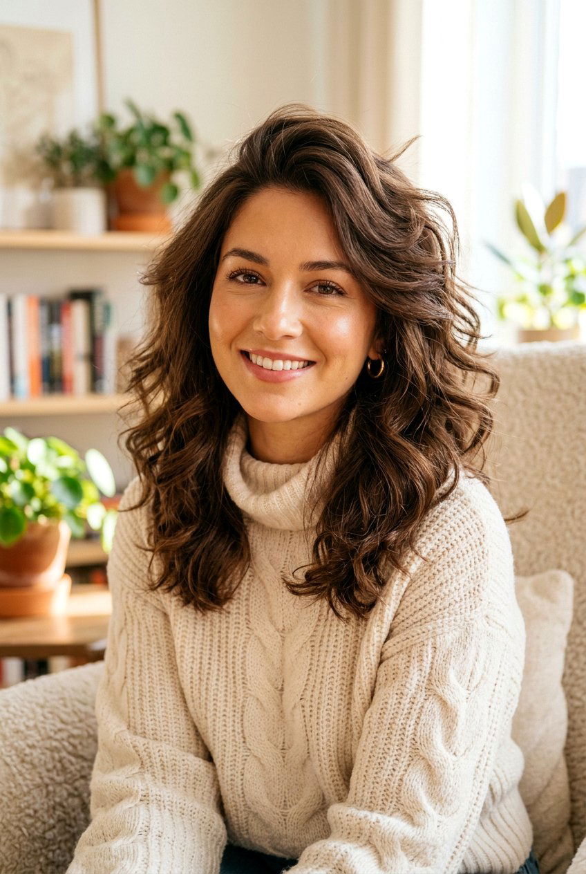 Textured Bouncy Blowout With Face Framing Curls - 20 bouncy hairstyle with blowout curls - 20 bouncy hairstyle with blowout curls