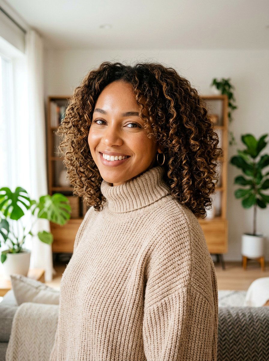 Textured Brown Lob Natural Hair - 20 wash and go bob for natural hair - 20 wash and go bob for natural hair