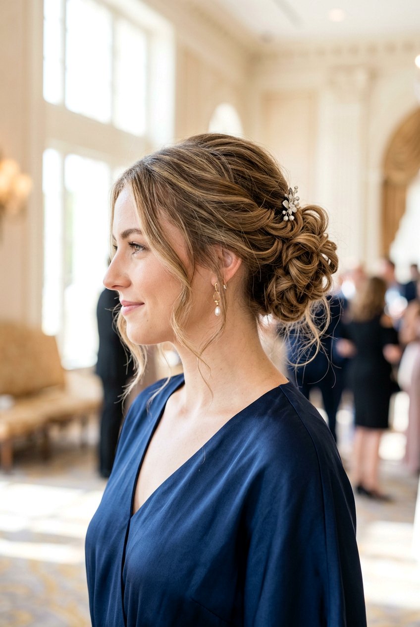 Textured Bun Updo For Thin Hair - 20 voluminous updo for thin hair - 20 voluminous updo for thin hair