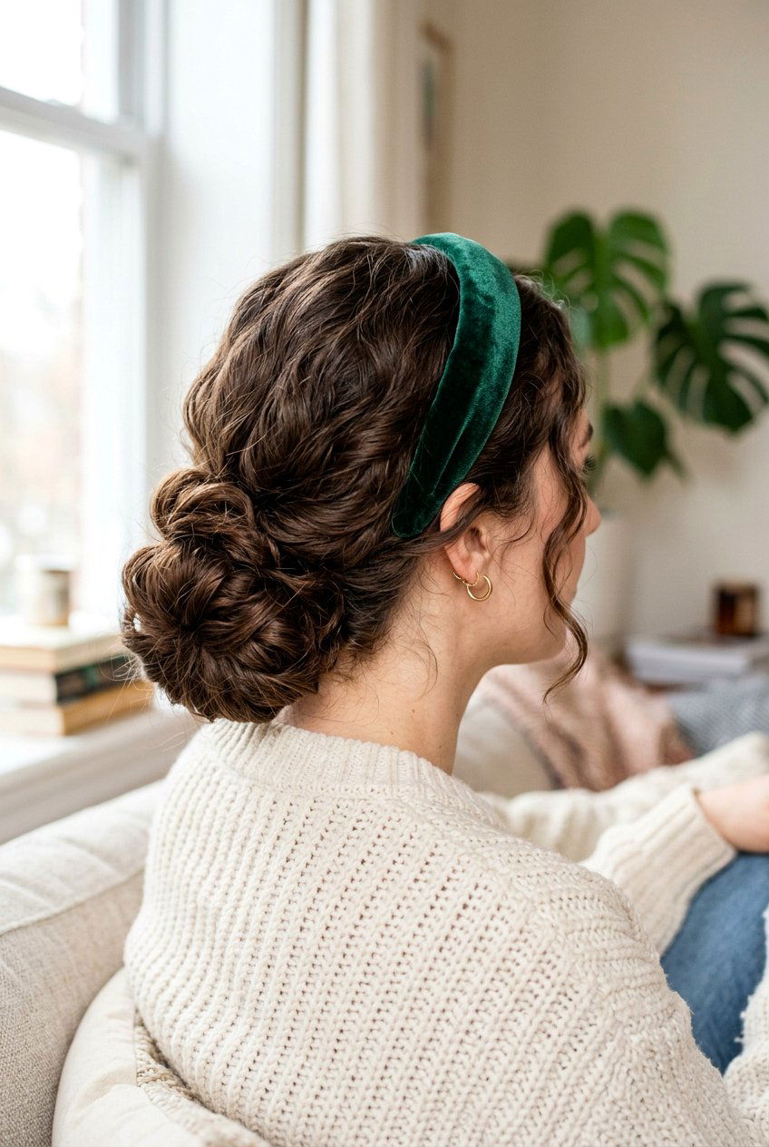 20 Gorgeous Headband Bun Hairstyle Ideas To Elevate Your Look