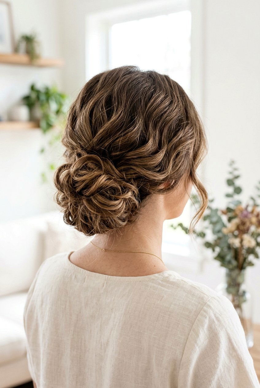 Textured Bun - 20 wedding updo hairstyles - 20 wedding updo hairstyles