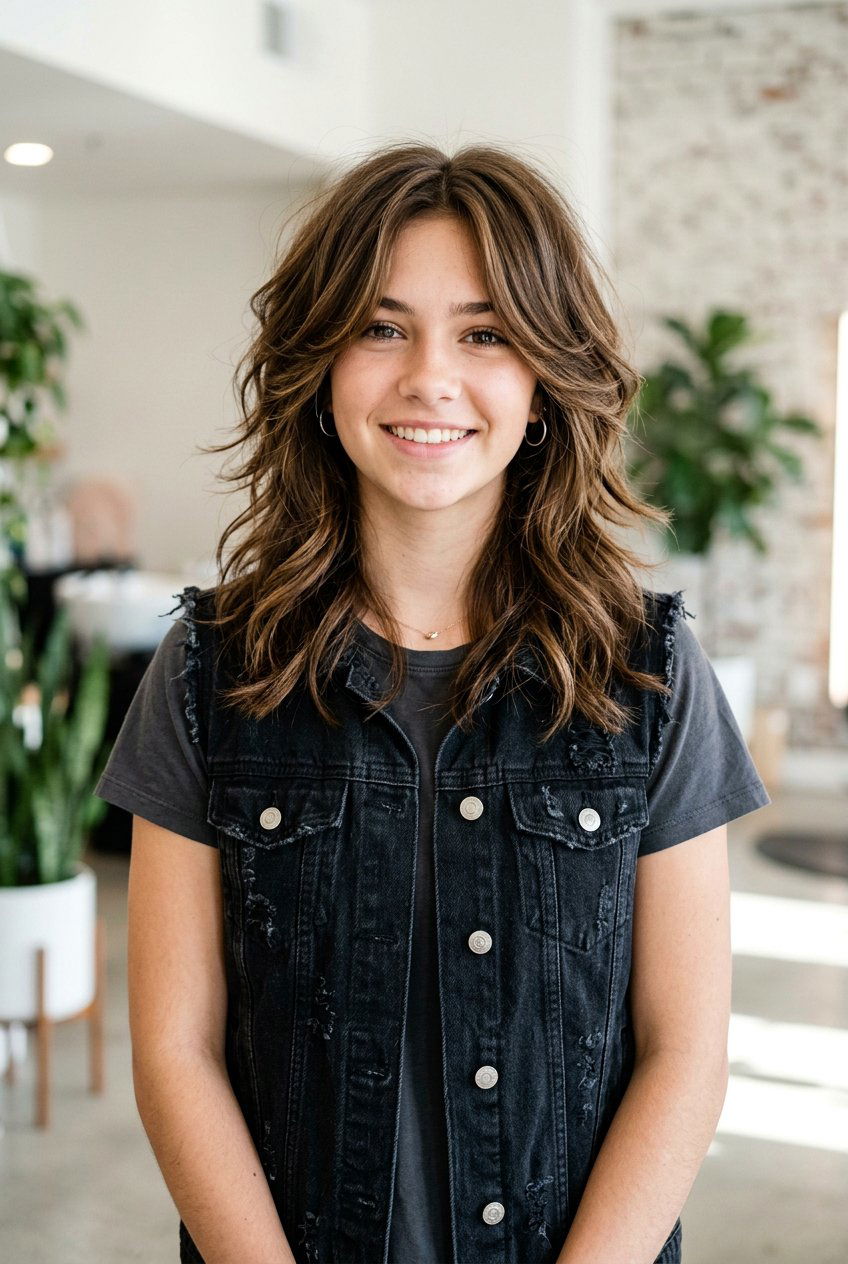 Textured Butterfly Cut - 20 butterfly layers for teenage girls - 20 butterfly layers for teenage girls