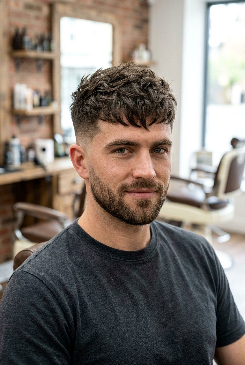 Textured Caesar haircut - 20 caesar haircut - 20 caesar haircut