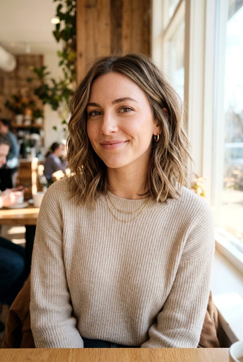 Textured Collarbone Cut - 20 medium hairstyles for thin hair - 20 medium hairstyles for thin hair