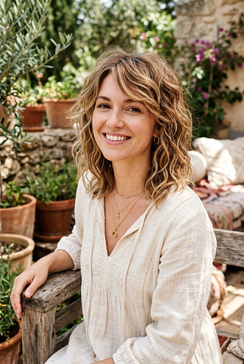 Textured Collarbone Shag For Wavy Hair - 20 collarbone haircut for wavy hair - 20 collarbone haircut for wavy hair