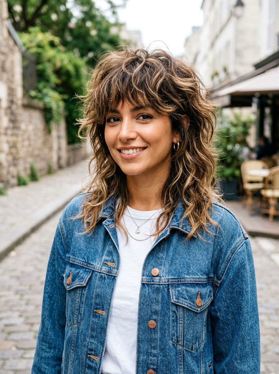 Textured Coquette Wolf Cut - 20 coquette haircut ideas - 20 coquette haircut ideas