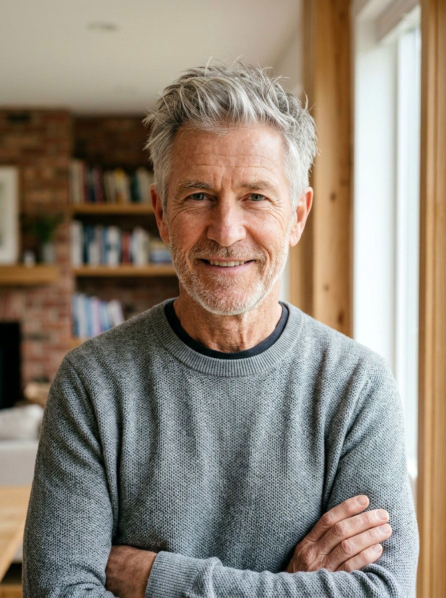 Textured Crop - 20 neat short haircut for older men - 20 neat short haircut for older men