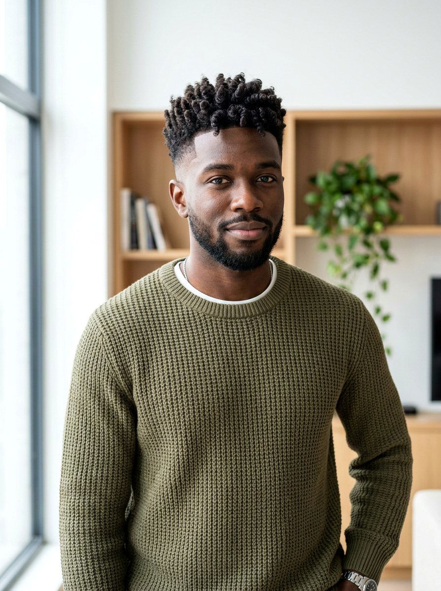 Textured Crop Curly Hair - 20 textured crop for round face men - 20 textured crop for round face men