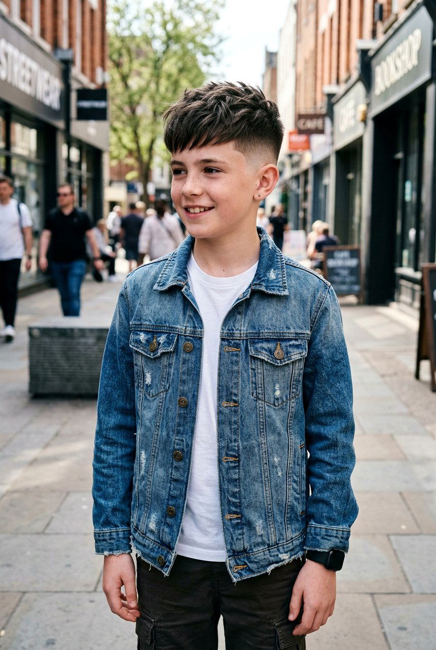 Textured Crop Fade - 20 clean crop haircut for boys - 20 clean crop haircut for boys