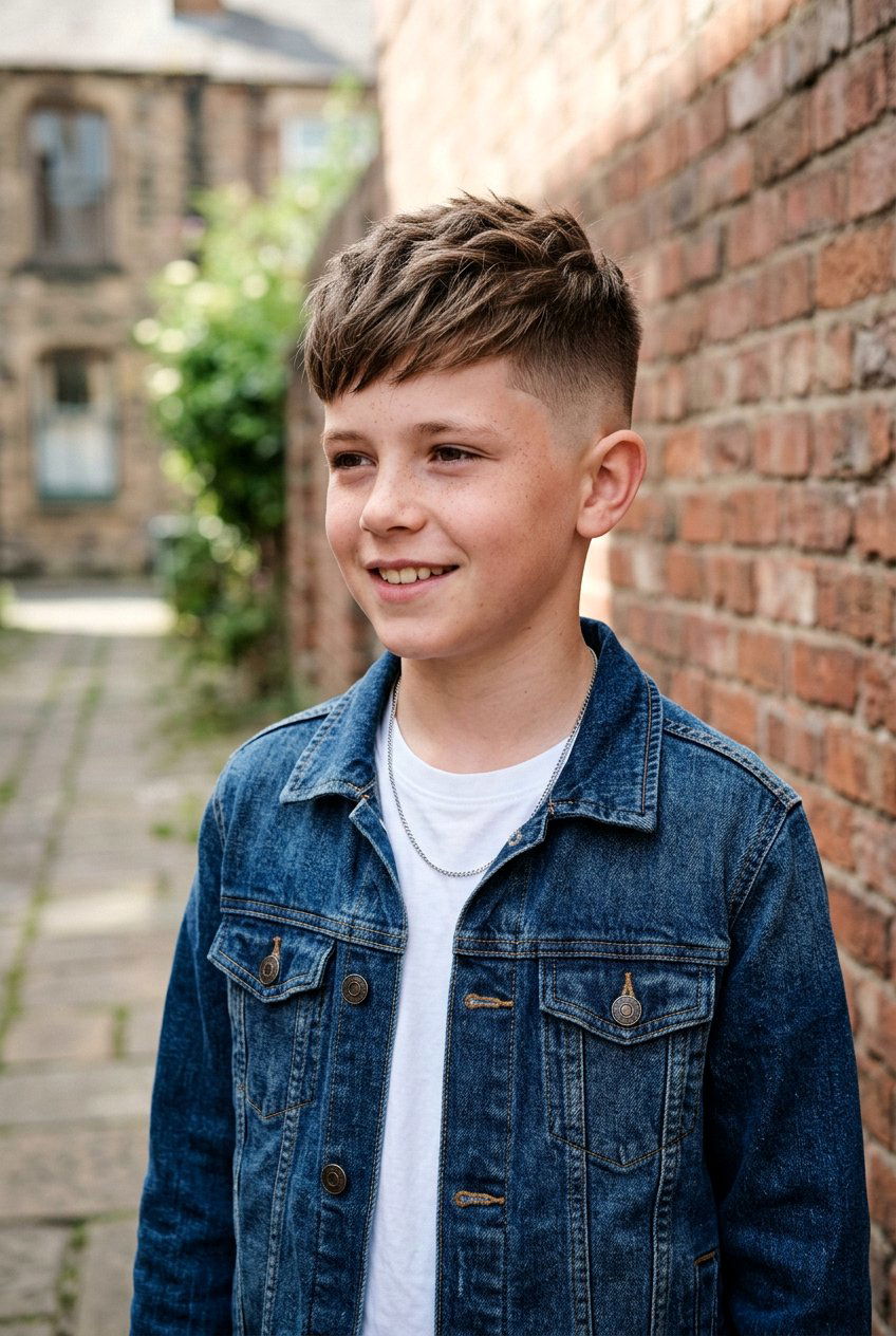 Textured Crop Fade - 20 boys haircut for cowlick - 20 boys haircut for cowlick