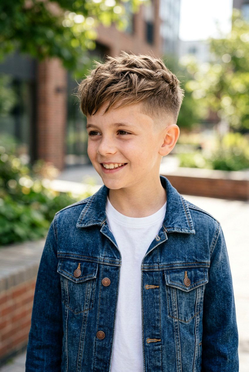 Textured Crop Haircut - 20 first day of school haircuts for boys - 20 first day of school haircuts for boys