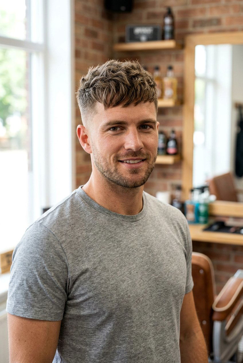 Textured Crop Haircut For Long Face - 20 men haircut ideas for long face - 20 men haircut ideas for long face
