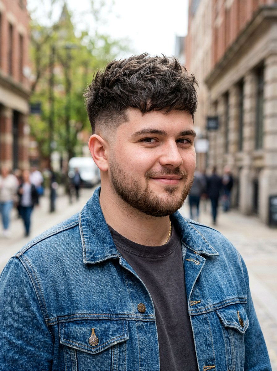 20 Best Textured Crop for Round Face Men Cuts to Try Now