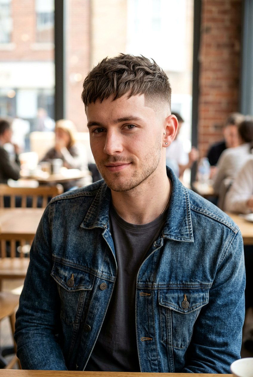 Textured Crop High Taper - 20 high taper fade for thick hair men - 20 high taper fade for thick hair men