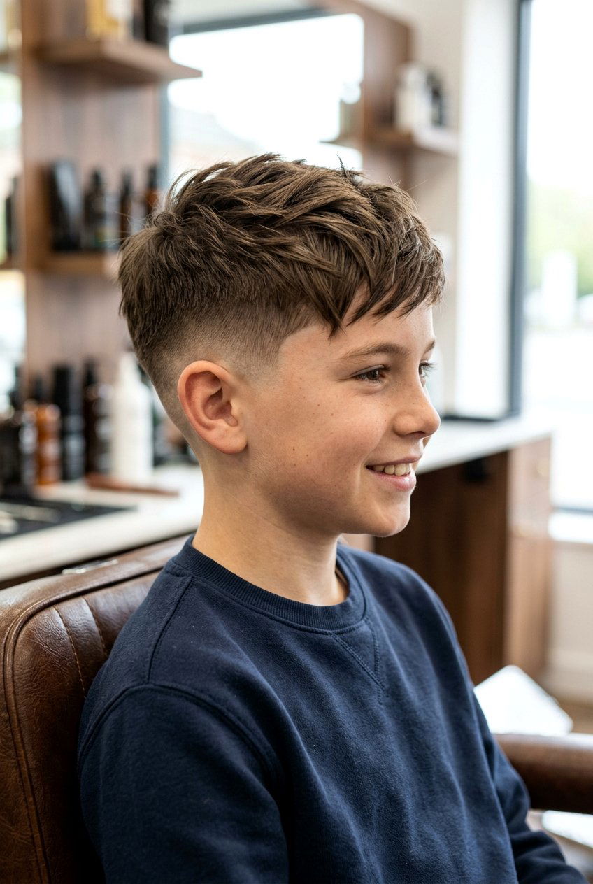 Textured Crop Low Fade - 20 neat graduation haircuts for boys - 20 neat graduation haircuts for boys