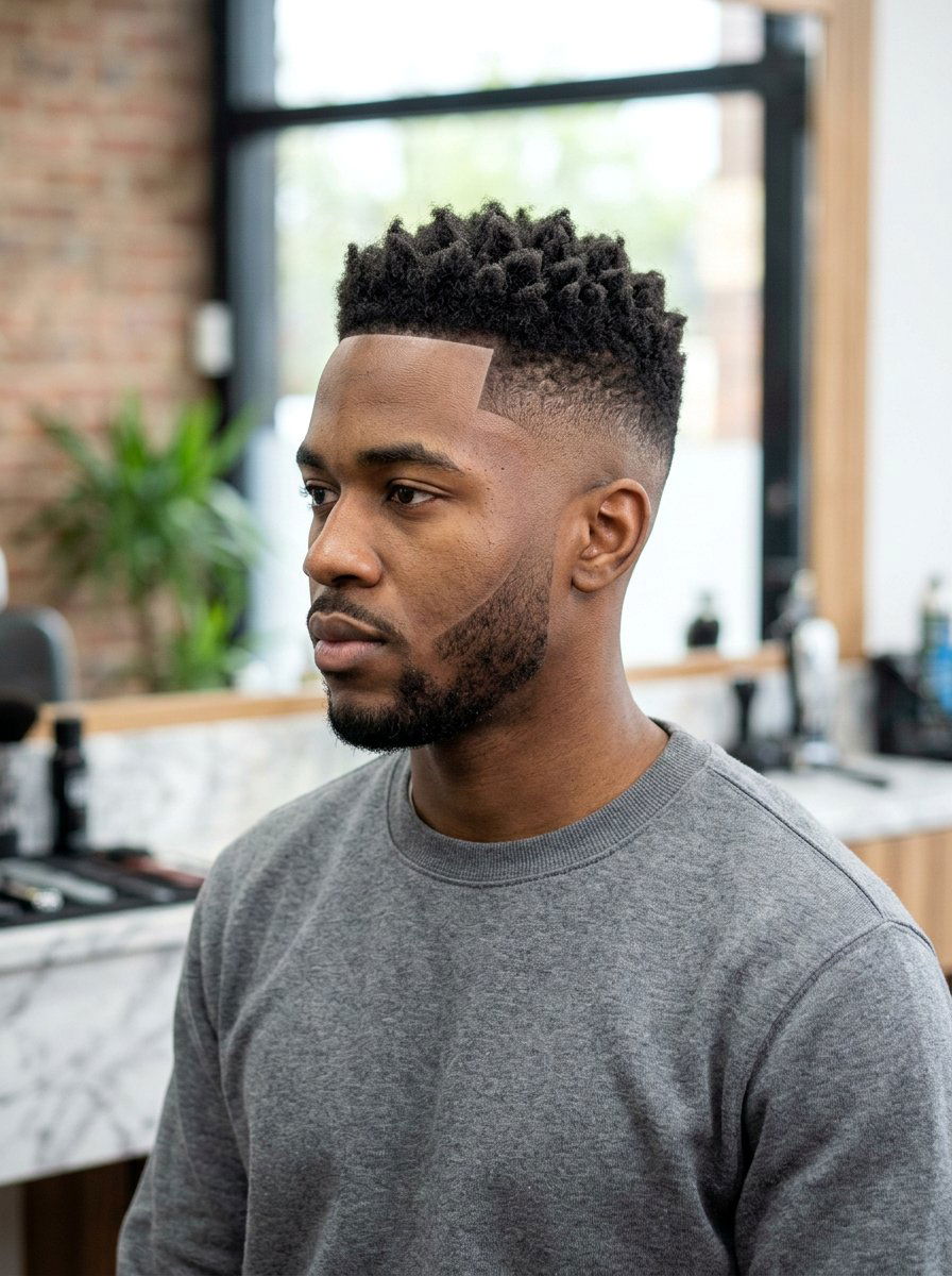 Textured Crop Skin Fade With Line Up - 20 skin fade with textured crop - 20 skin fade with textured crop