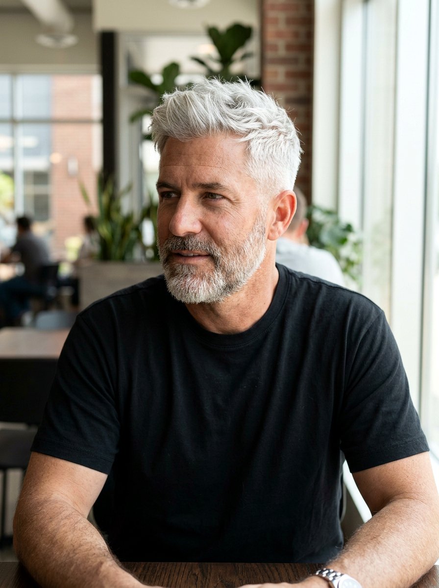 Textured Crop Taper Salt And Pepper - 20 salt and pepper taper haircut men - 20 salt and pepper taper haircut men