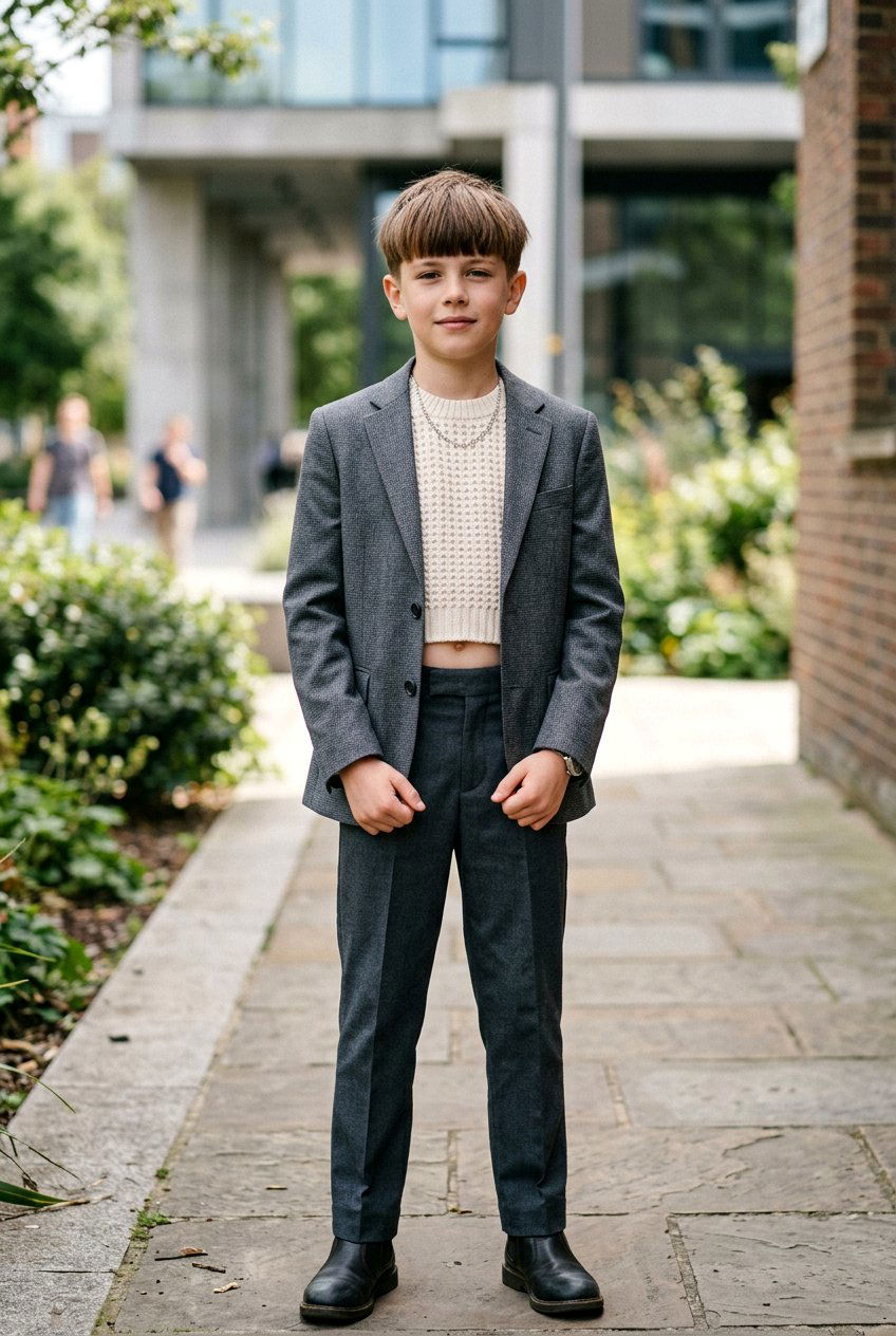Textured Crop Top - 20 neat boys haircut for graduation - 20 neat boys haircut for graduation