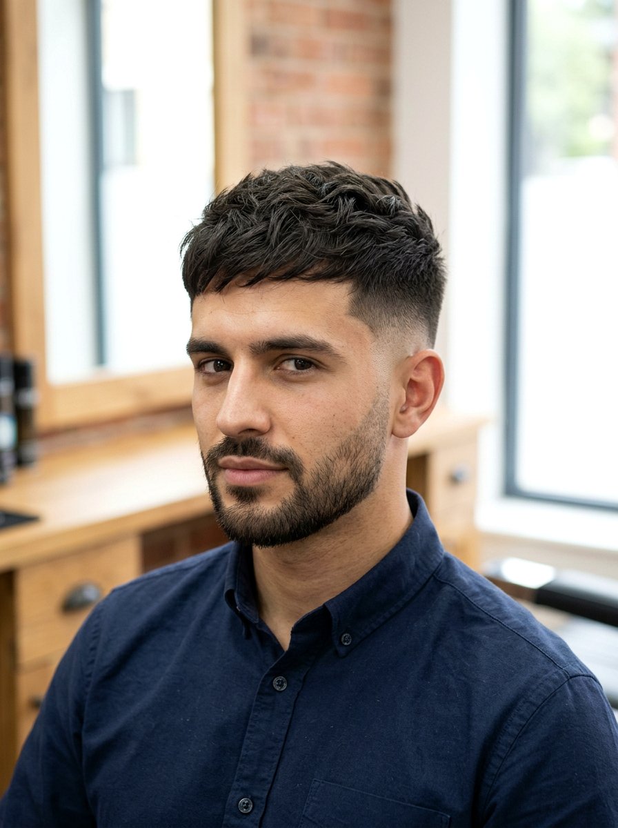 Textured Crop With Tapered Skin Fade Neckline - 20 skin fade with textured crop - 20 skin fade with textured crop