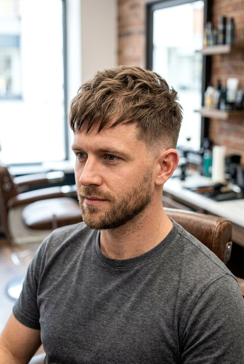 Textured Crop for Men with Thinning Crown - 20 haircuts for thinning crown - 20 haircuts for thinning crown