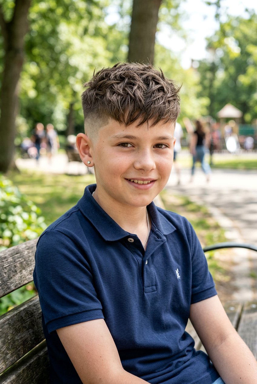 Textured Crop with Skin Fade - 20 school ready haircut for boys - 20 school ready haircut for boys