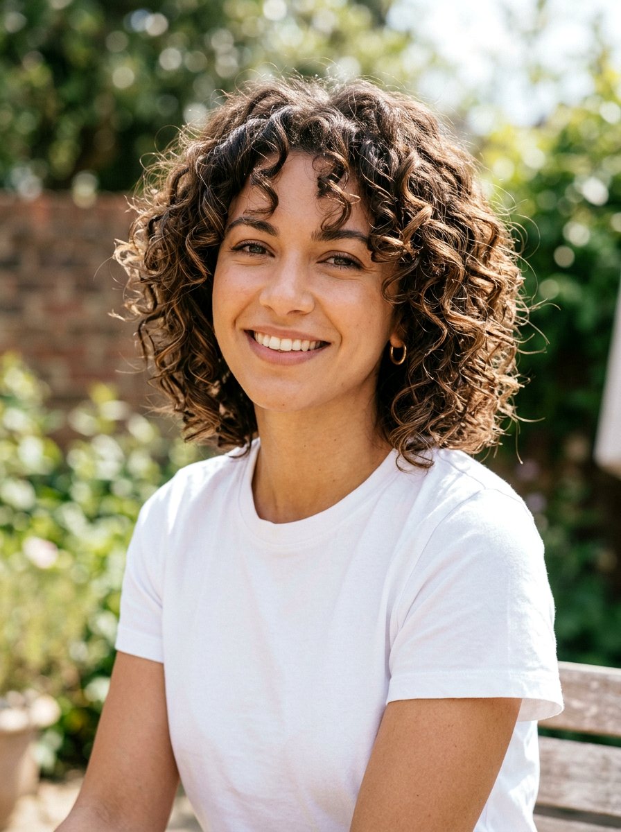 Textured Curly Bob - 20 curly bob haircut for mature fine hair - 20 curly bob haircut for mature fine hair