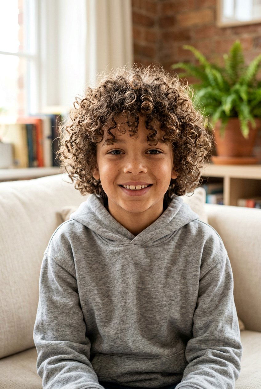Textured Curly Mop Top - 20 boys haircut with curly mop top - 20 boys haircut with curly mop top