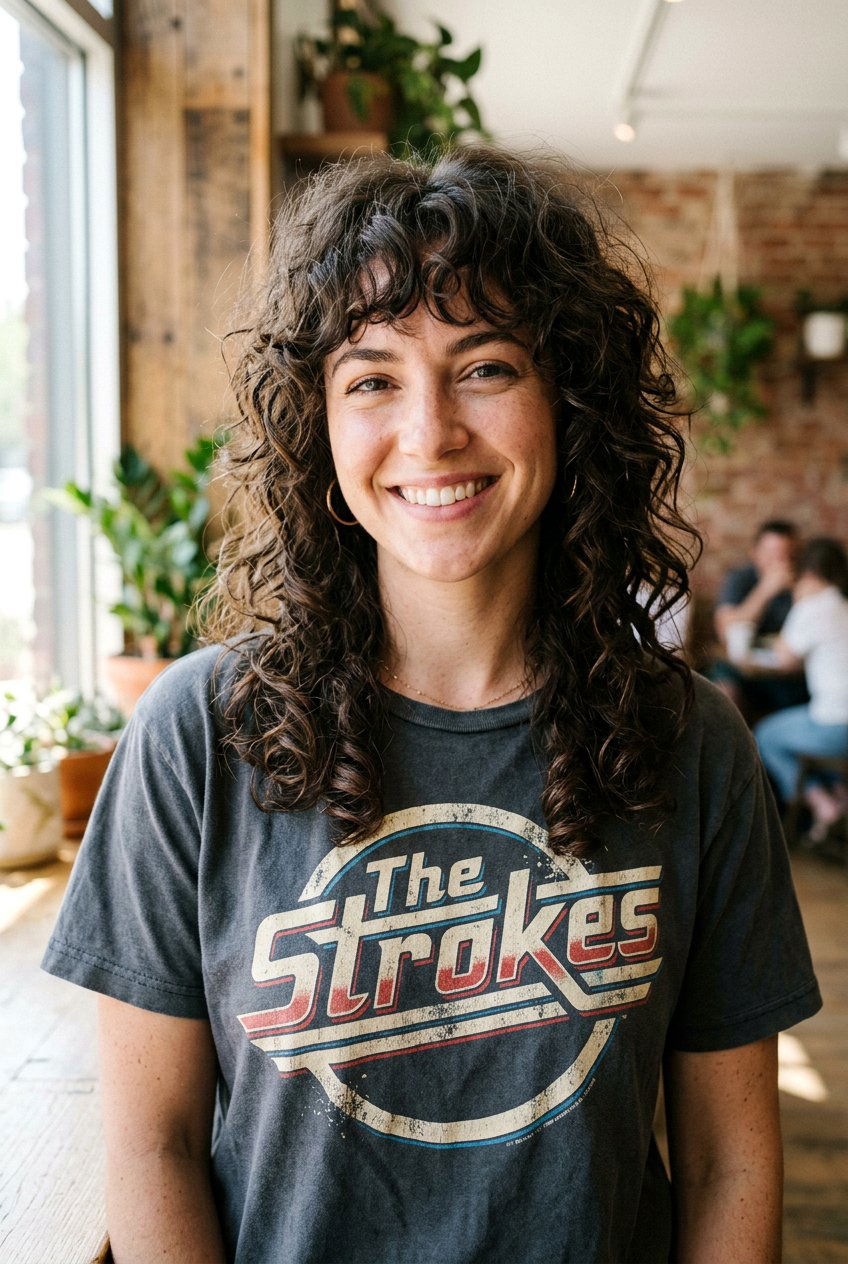 Textured Curly Shag Haircut - 20 low maintenance haircut for mature curls - 20 low maintenance haircut for mature curls