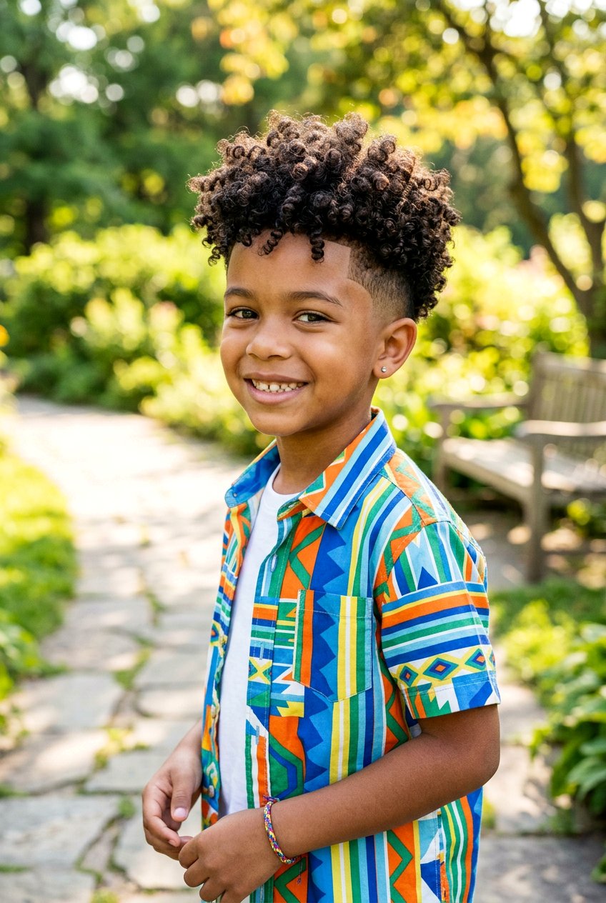 Textured Curly Top - 20 boys haircut with textured layers - 20 boys haircut with textured layers