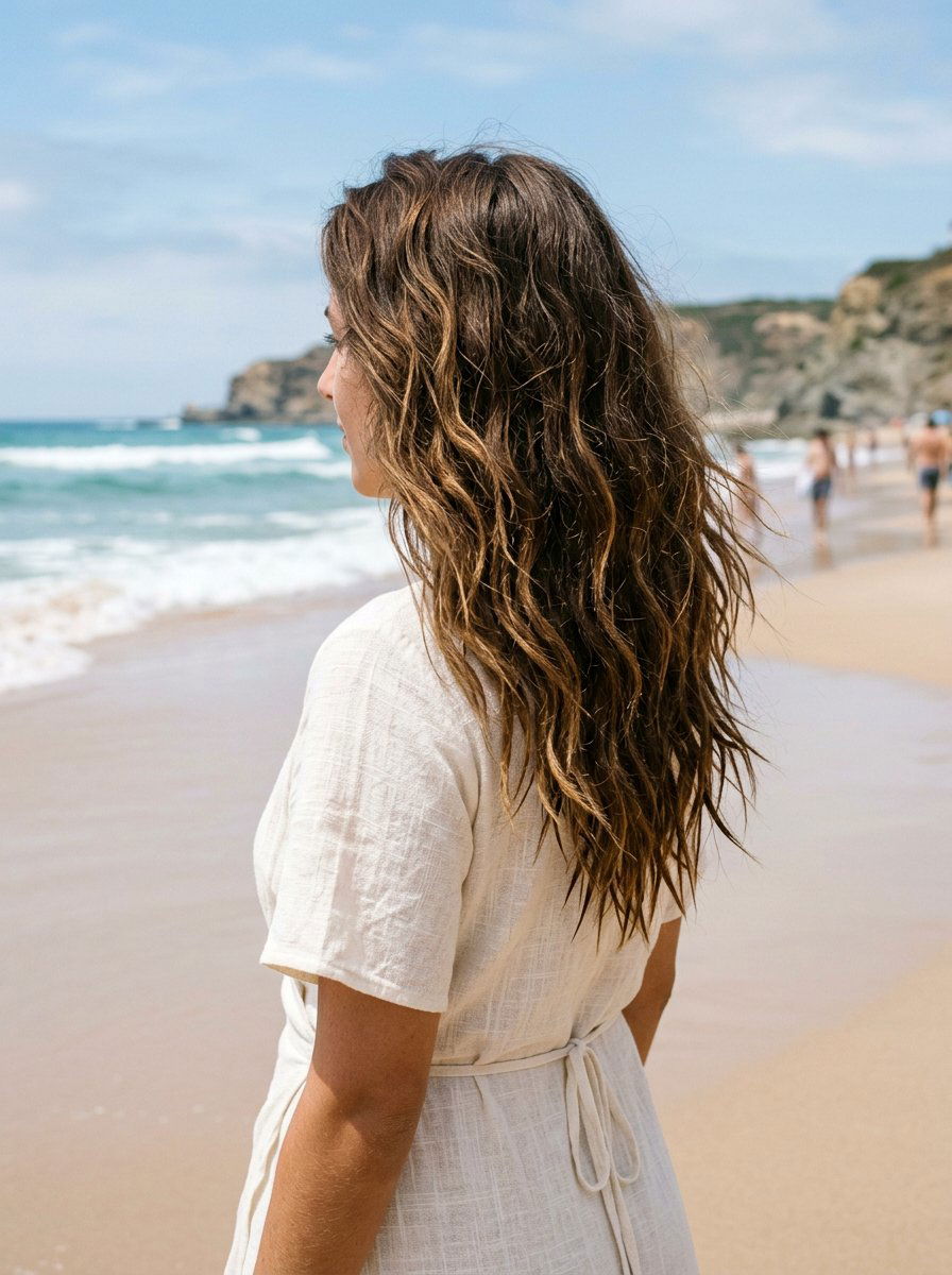 Textured Ends Long Haircut - 20 haircut to refresh long layers - 20 haircut to refresh long layers