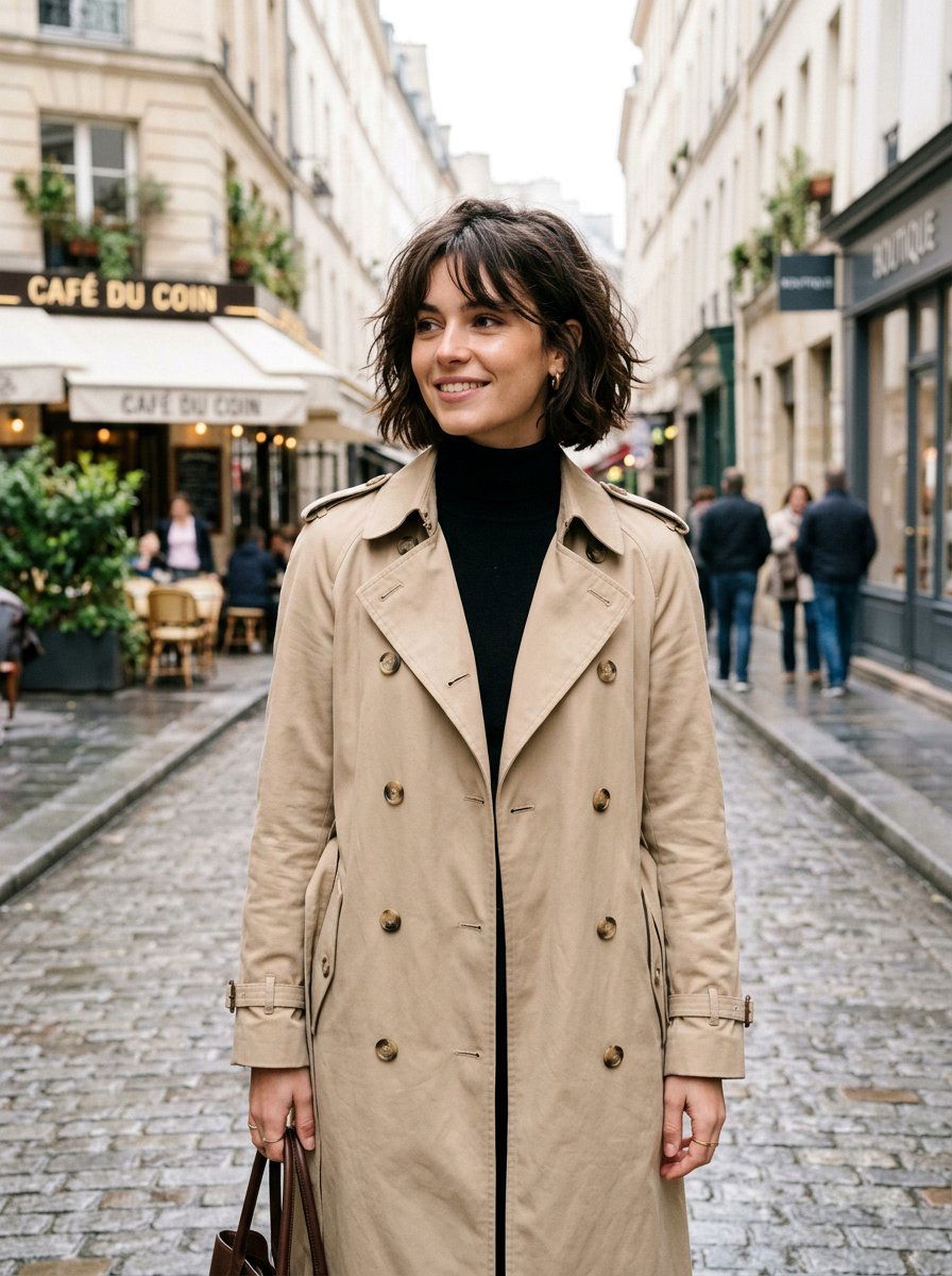 Textured French Bob - 20 cute hairstyle for shopping day - 20 cute hairstyle for shopping day