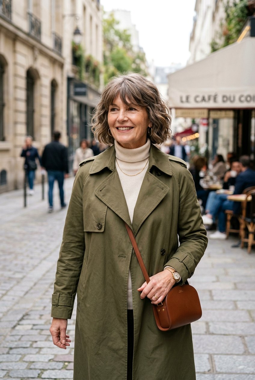 Textured French Bob - 20 business casual bob for mature women - 20 business casual bob for mature women