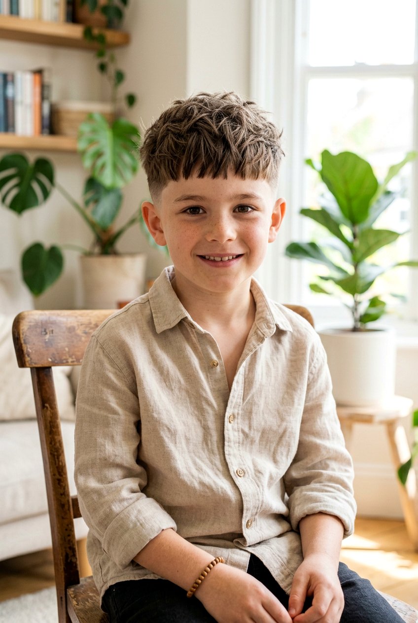 Textured French Crop - 20 boys haircut with textured layers - 20 boys haircut with textured layers