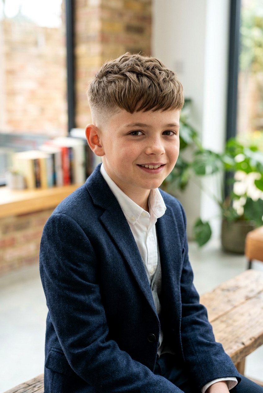Textured French Crop - 20 neat graduation haircuts for boys - 20 neat graduation haircuts for boys