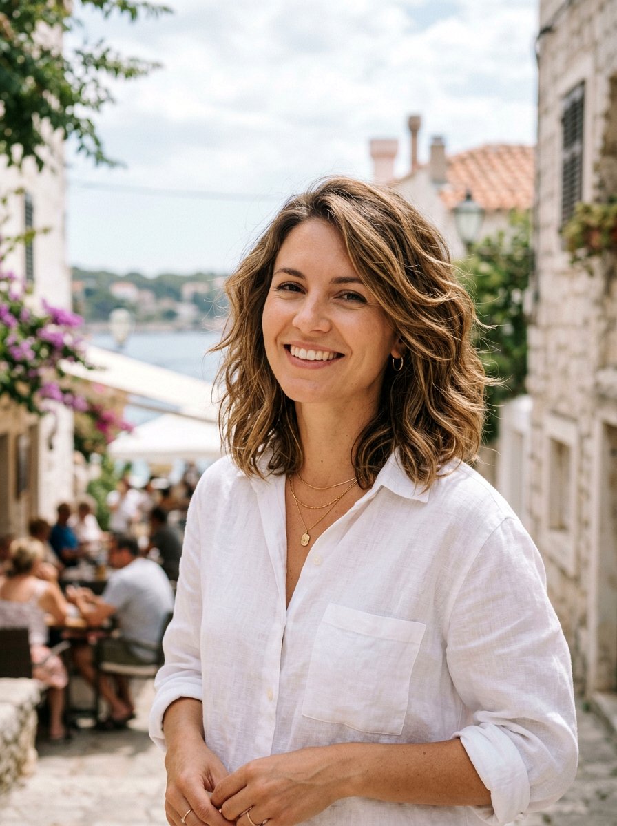 Textured French Lob - 20 french haircut ideas for women - 20 french haircut ideas for women