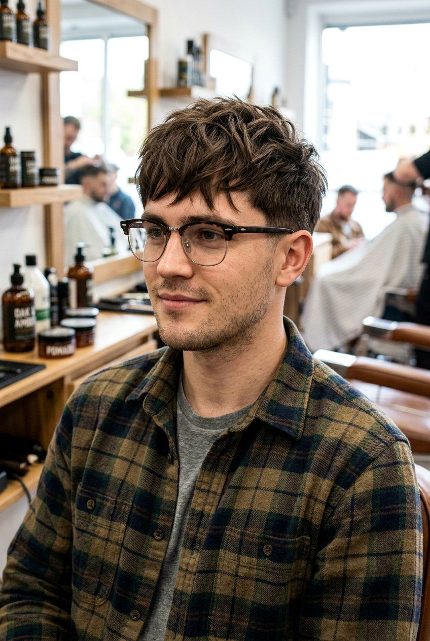 20 Sophisticated Men Haircut With Glasses Mature Style Ideas