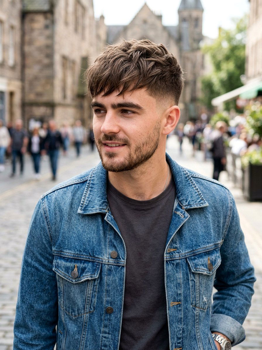 Textured Fringe Taper Fade For Straight Hair - 20 textured fringe with taper fade - 20 textured fringe with taper fade