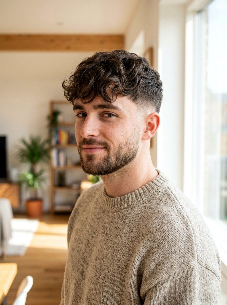 Textured Fringe Taper Fade For Wavy Hair - 20 textured fringe with taper fade - 20 textured fringe with taper fade