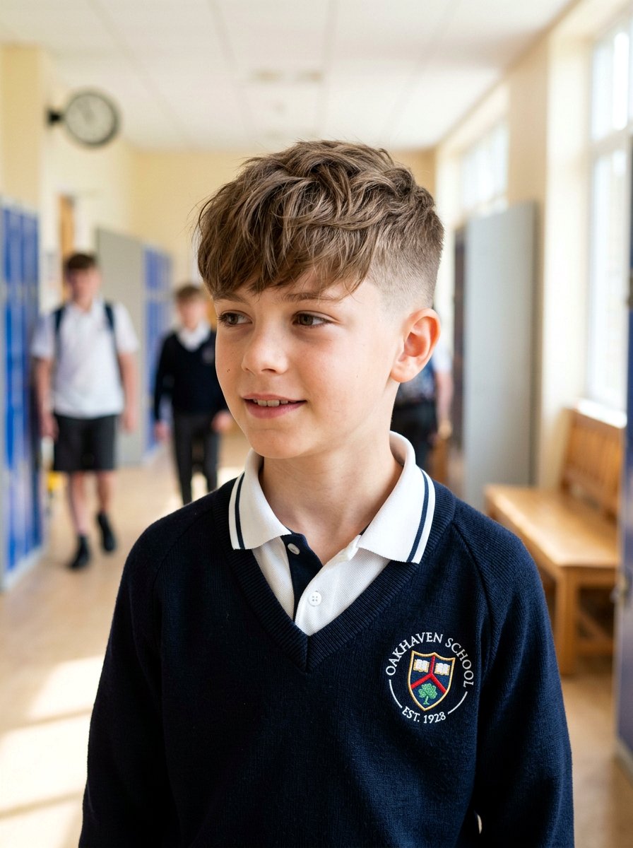 Textured Fringe With Short Back And Sides - 20 textured fringe haircut for boys - 20 textured fringe haircut for boys