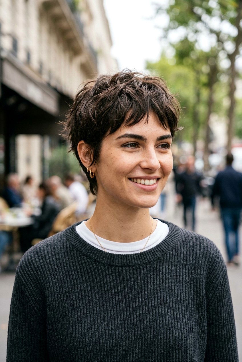Textured Gamine Pixie Haircut - 20 gamine pixie haircut - 20 gamine pixie haircut