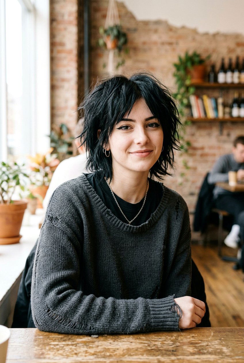 Textured Goth Bob Haircut - 20 goth bob haircut - 20 goth bob haircut